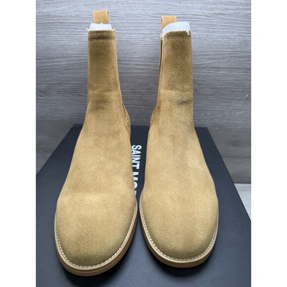 Saint Morta Nomad Chelsea Boots Mens Size 8 Brown Suede Ankle Pull On Camel main image 4